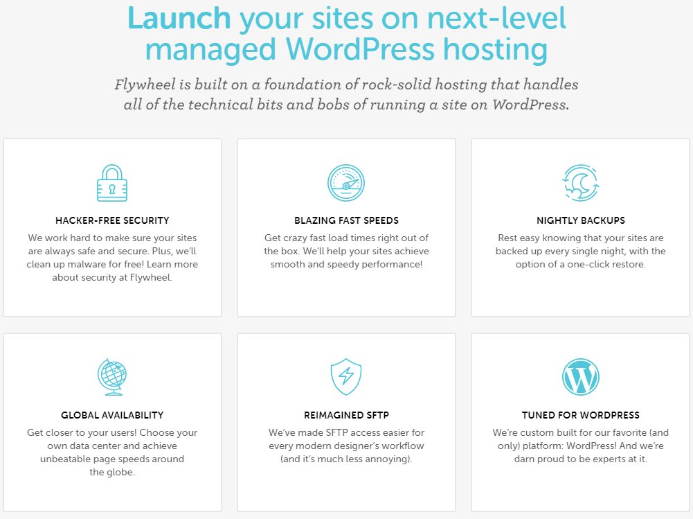 FlyWheel El alojamiento de WordPress mejor administrado