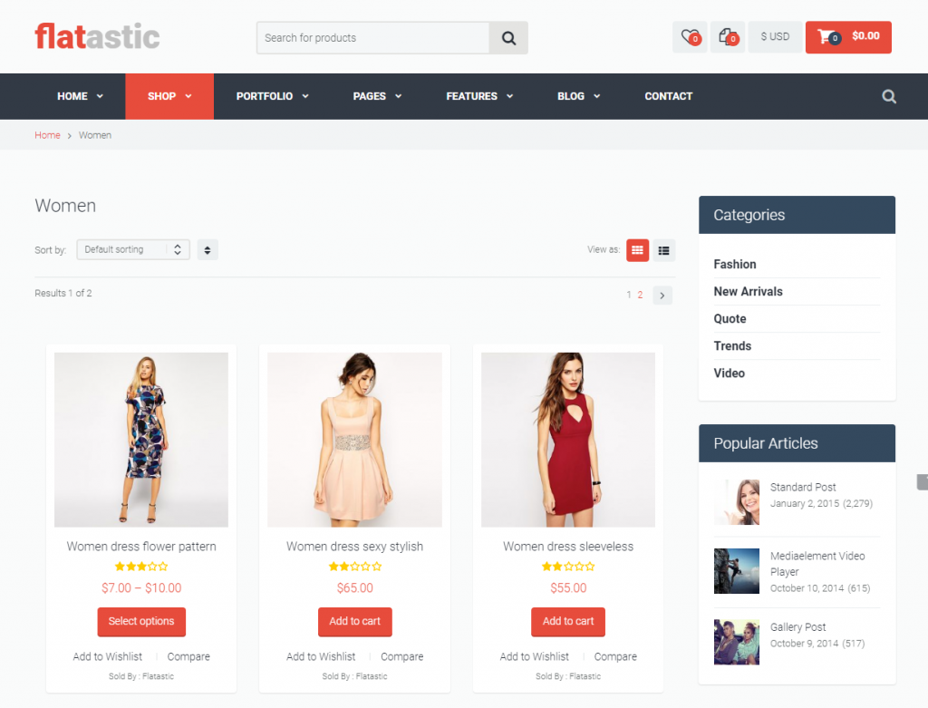 Tema multi vendor WooCommerce