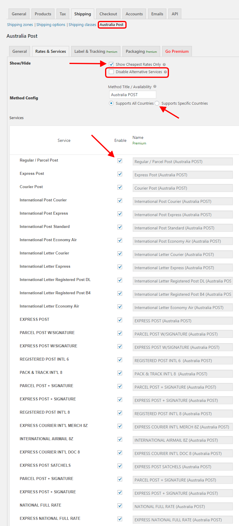 Plugin ELEX WooCommerce Australia per la spedizione postale