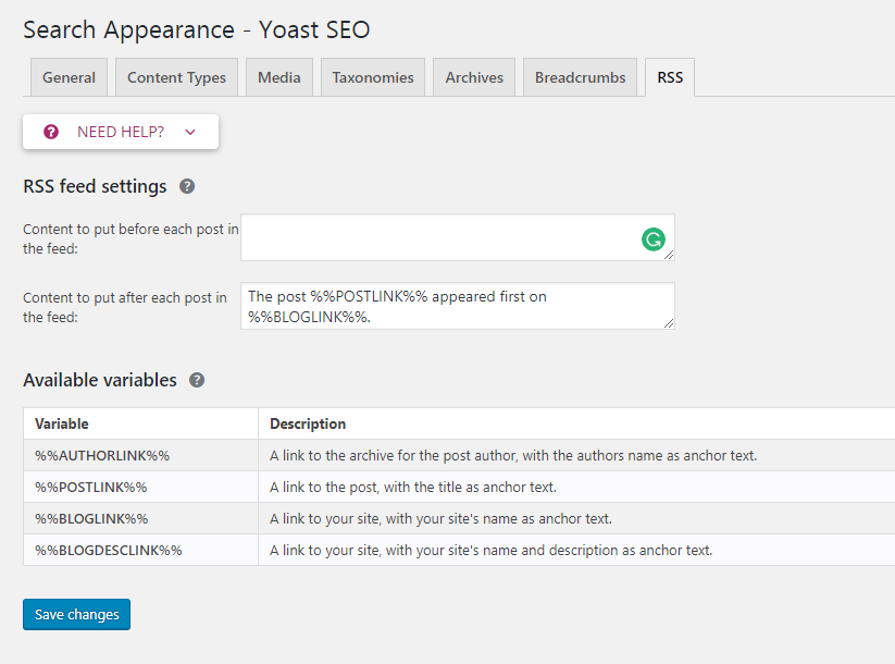 Yoast SEO 7.1
