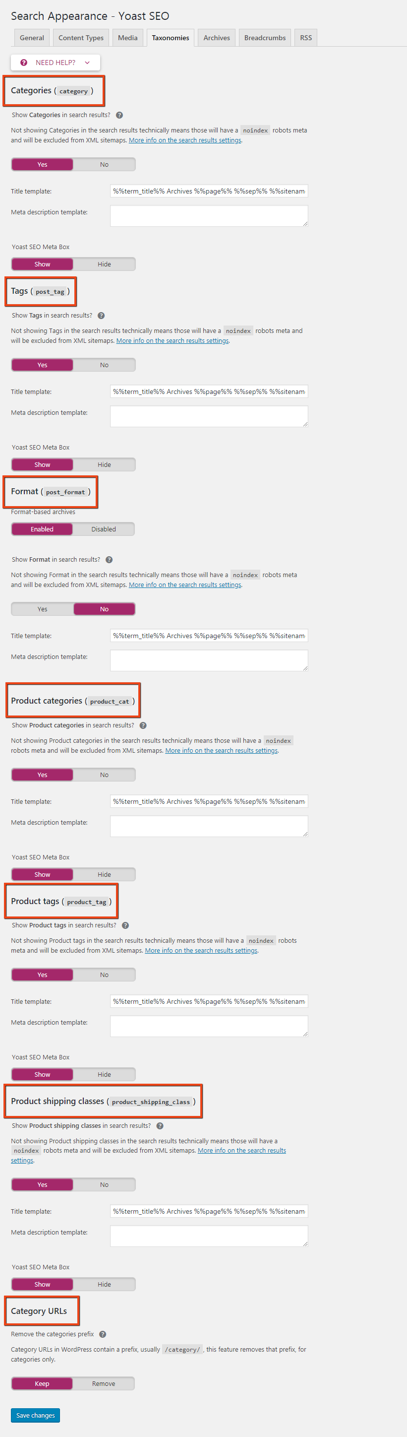 Yoast SEO 7.1