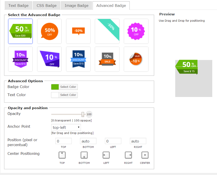 ฉลากผลิตภัณฑ์ขั้นสูงของ WooCommerce