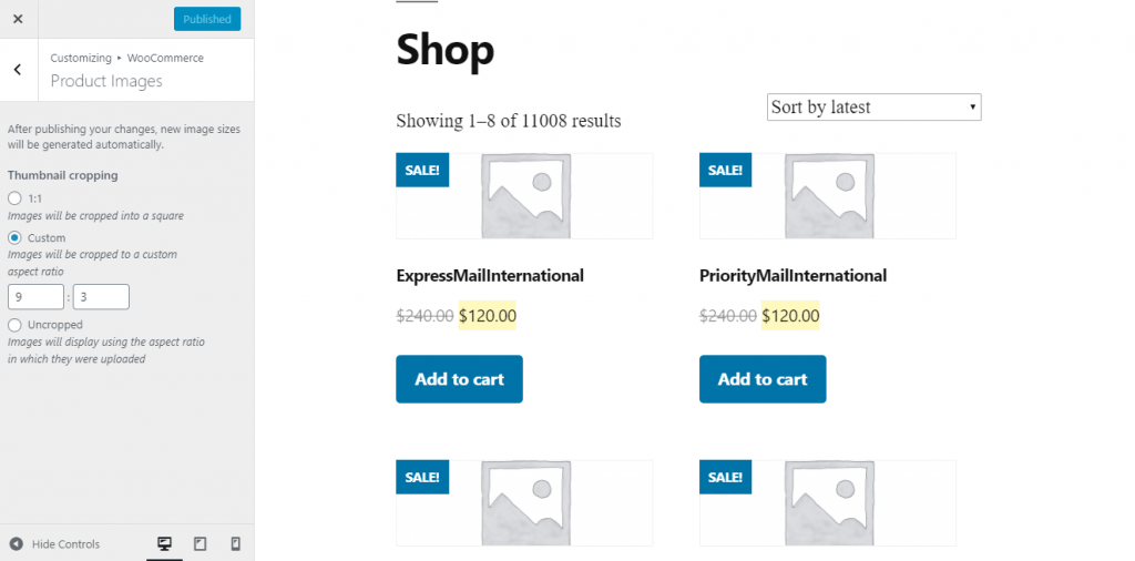 Otimizar a imagem do produto WooCommerce