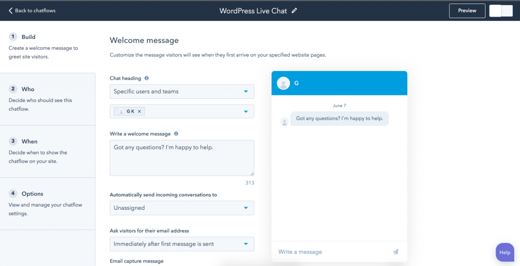 WordPress 实时聊天插件