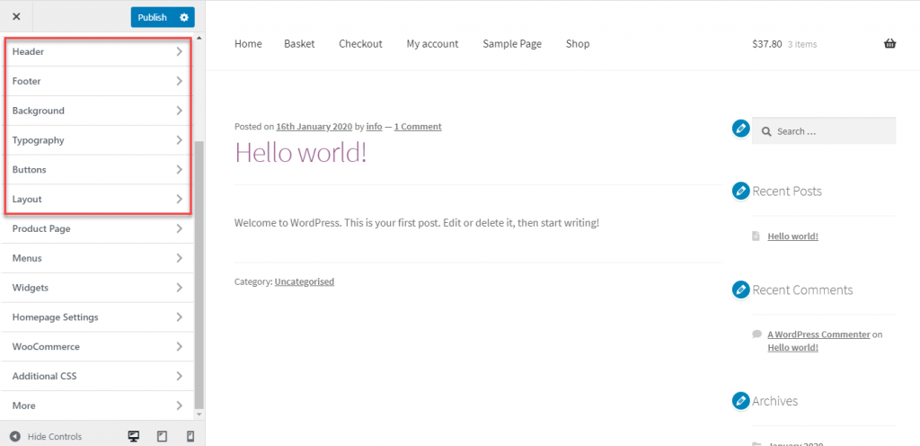 WordPressテーマをインストールして設定する