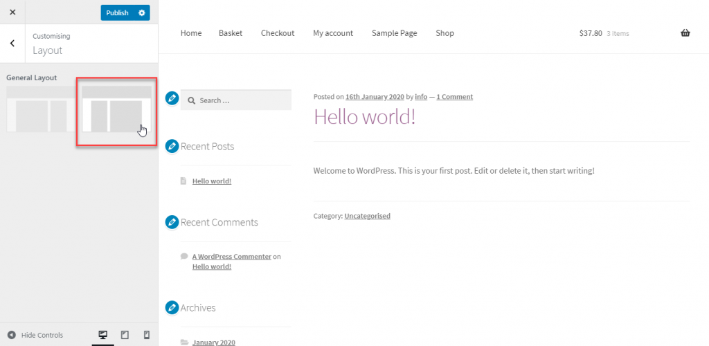 WordPressテーマをインストールして設定する