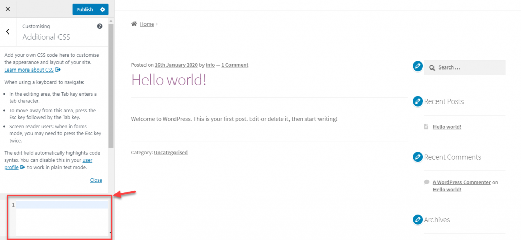 WordPressテーマをインストールして設定する