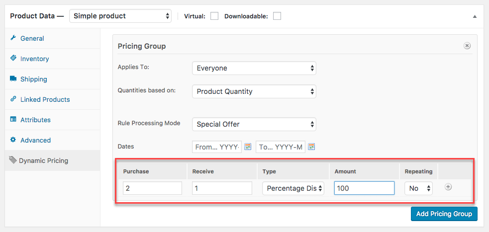 Плагин динамического ценообразования WooCommerce