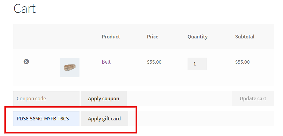 WooCommerce Hediye Kartları Sat