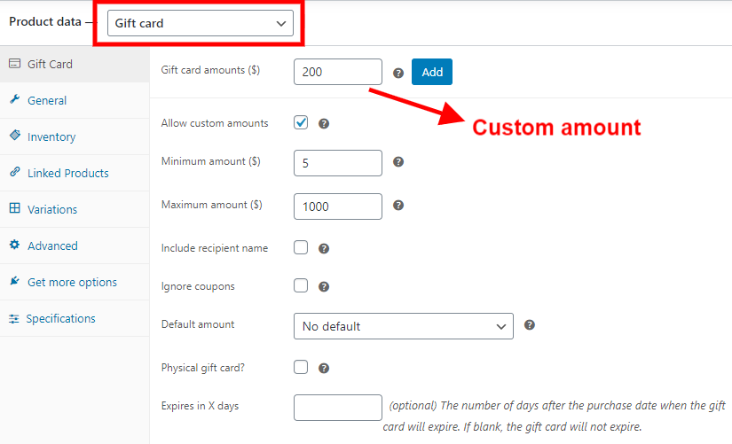 WooCommerce Hediye Kartları Sat