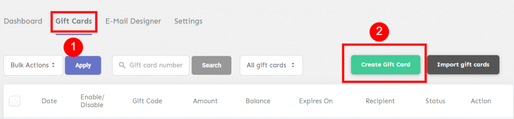 WooCommerce Hediye Kartları Sat