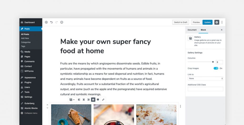 免费古腾堡友好 WordPress 主题