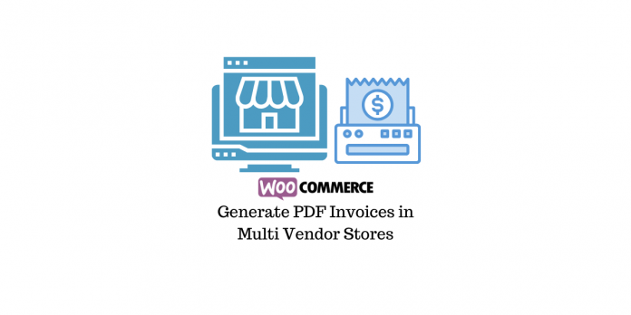 PDF請求書マルチベンダー Generate PDF Invoices in WooCommerce Multi Vendor Store