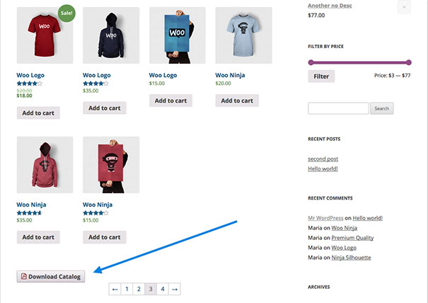 Plugin per la modalità catalogo WooCommerce