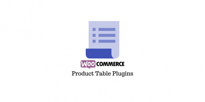Plugin per le tabelle dei prodotti WooCommerce WooCommerce Product Tables Plugins