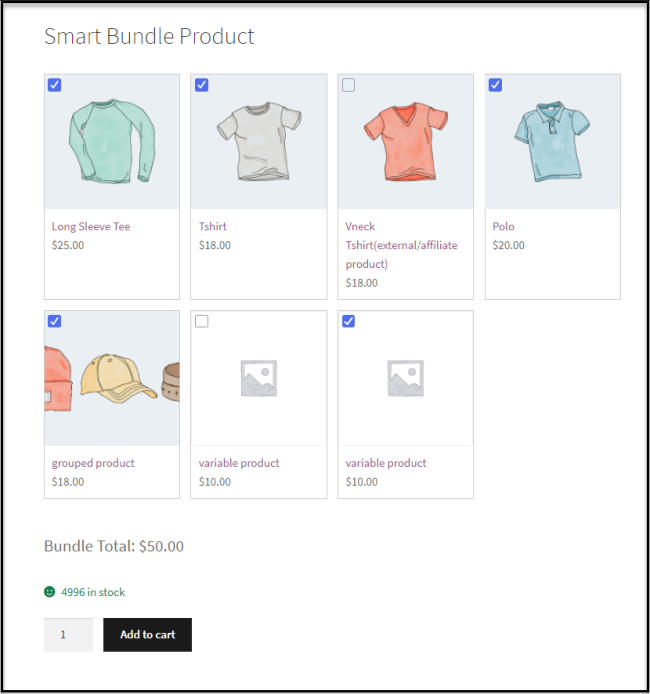 Наборы продуктов WooCommerce