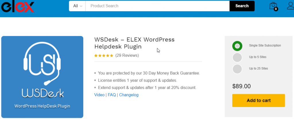 Escritorio WS | Los mejores complementos premium de tickets de soporte de WordPress