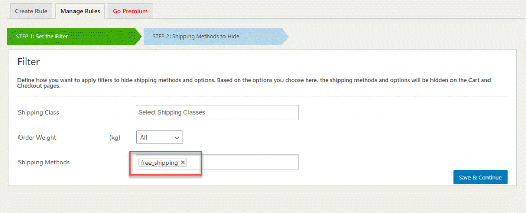 WooCommerce 免費送貨