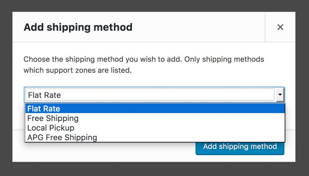 WooCommerce 免費送貨