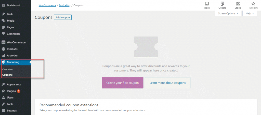 Atualização do WooCommerce