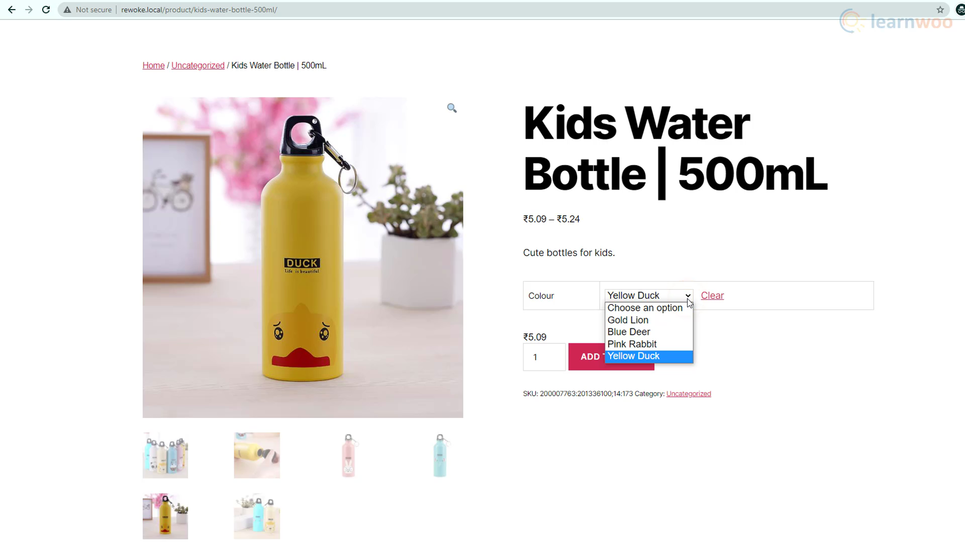 WooCommerce 產品頁面