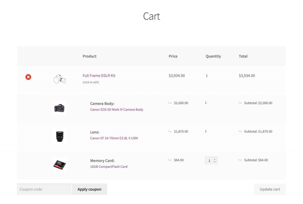 Produkty zgrupowane WooCommerce