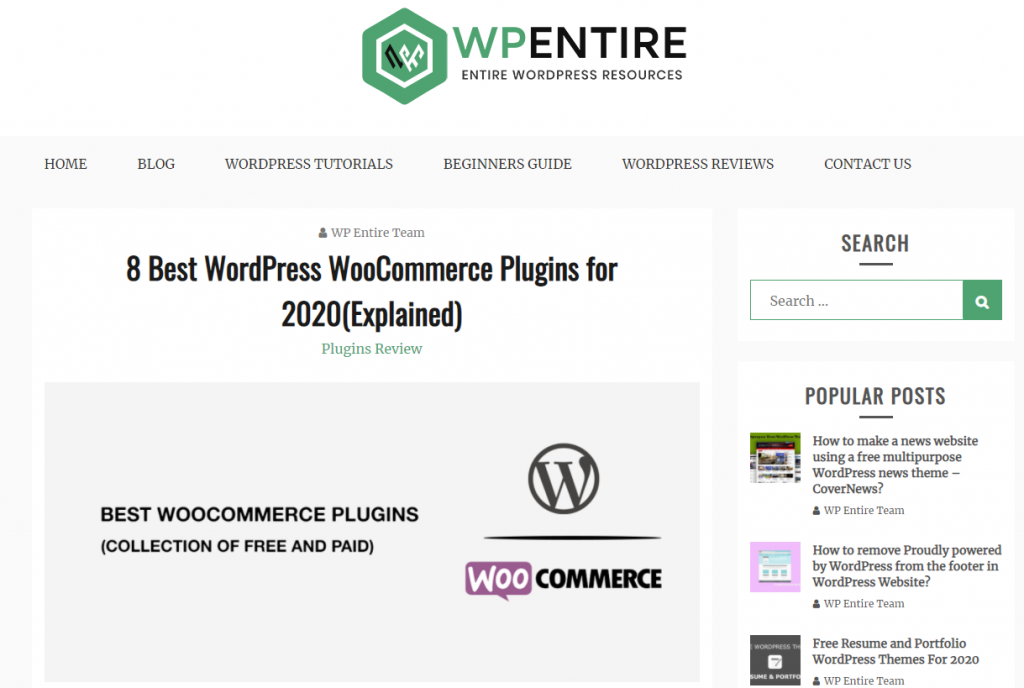 Blogs de WordPress
