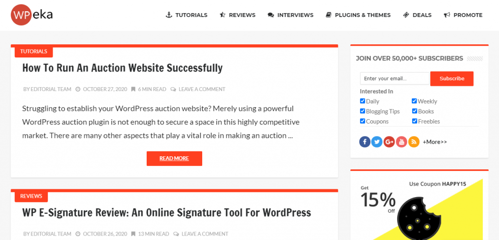 Blogs de WordPress