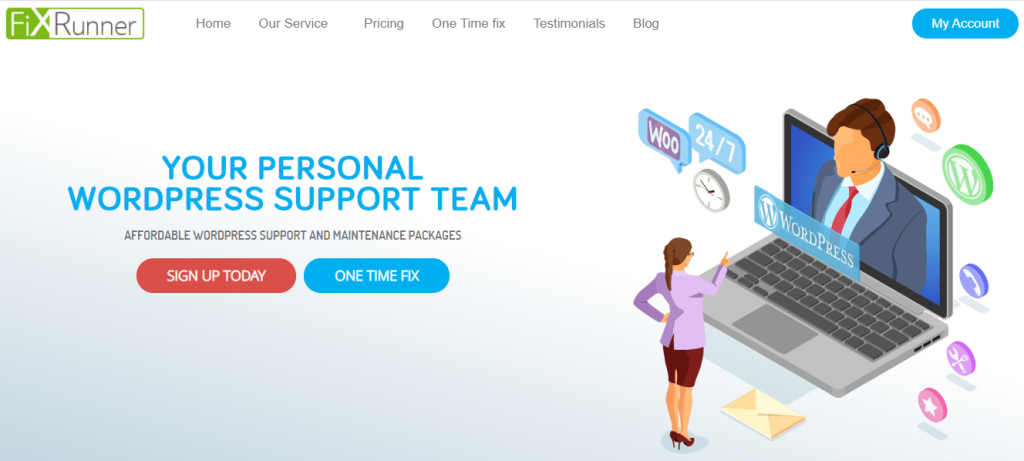 Proveedores de servicios de mantenimiento de WordPress