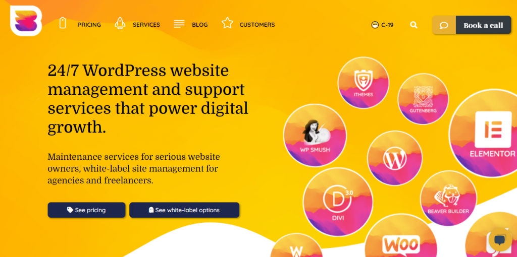 Proveedores de servicios de mantenimiento de WordPress