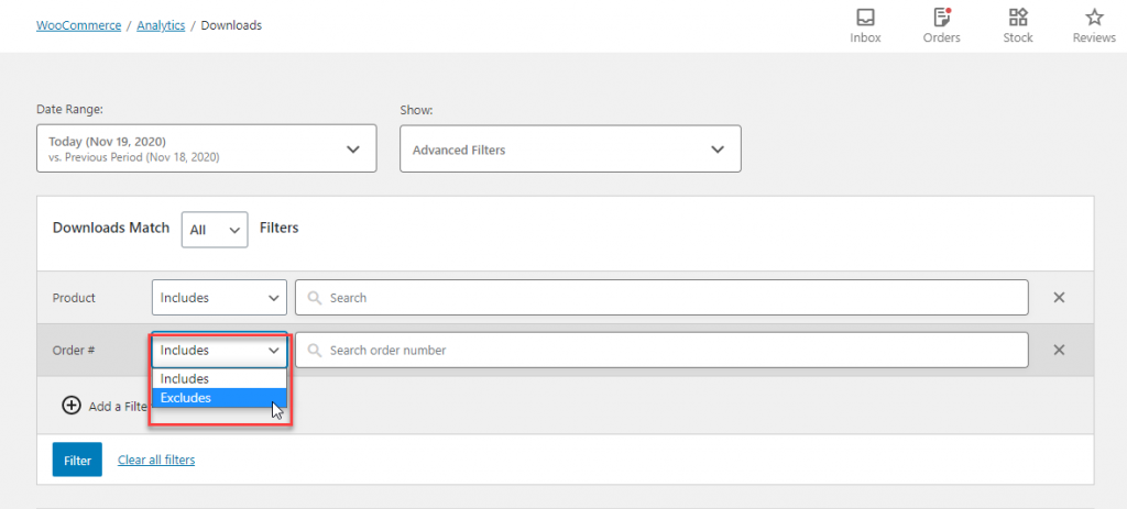 Analyse WooCommerce