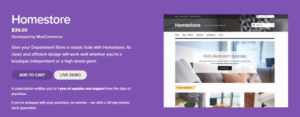 meilleurs thèmes enfants WooCommerce Storefront