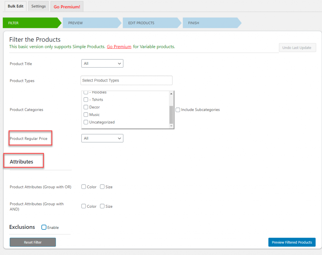 Classes d'expédition WooCommerce