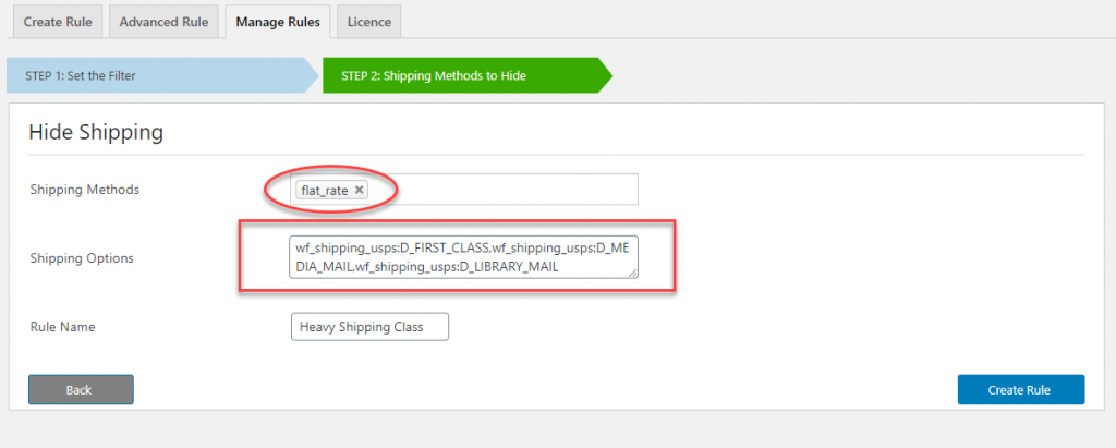 Classes d'expédition WooCommerce