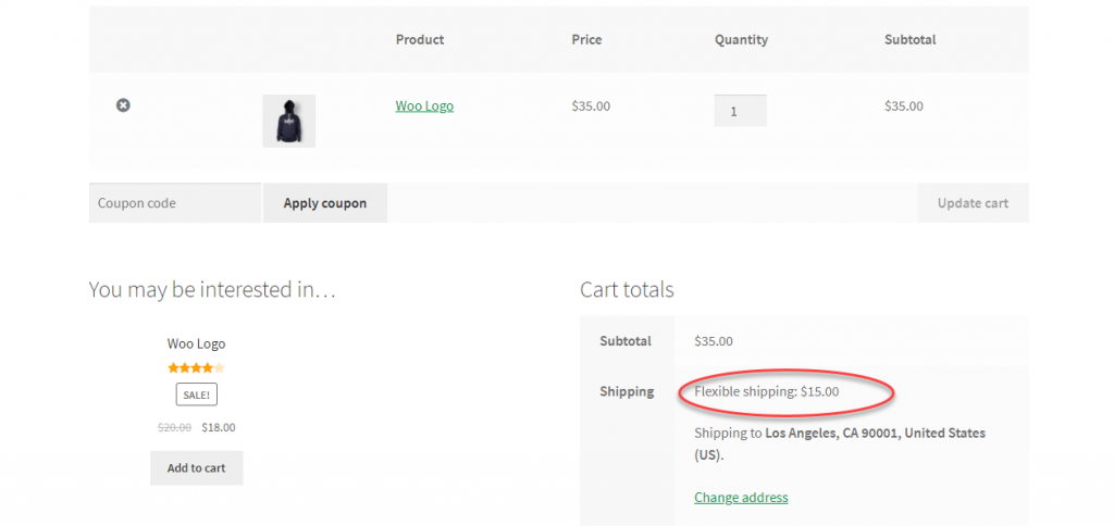 Classes d'expédition WooCommerce