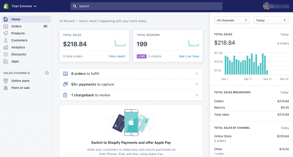 App per l'e-commerce