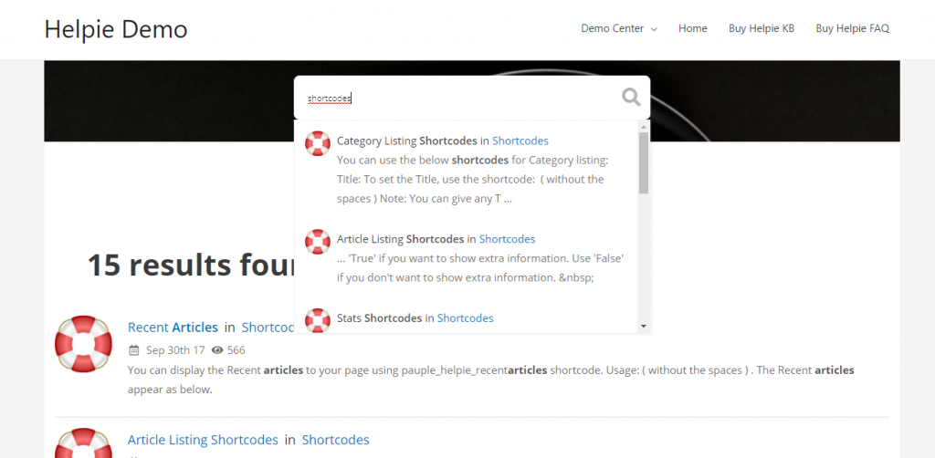 Plugin della Knowledge Base di Helpie per WordPress