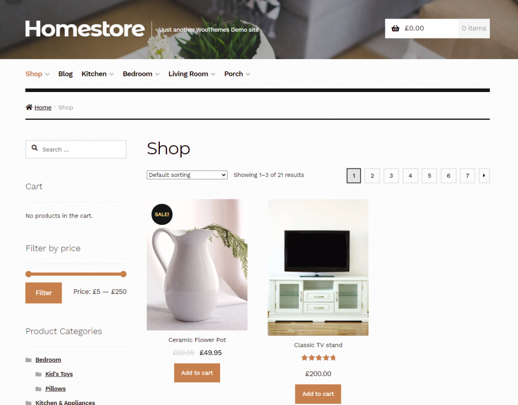 เทมเพลต WooCommerce