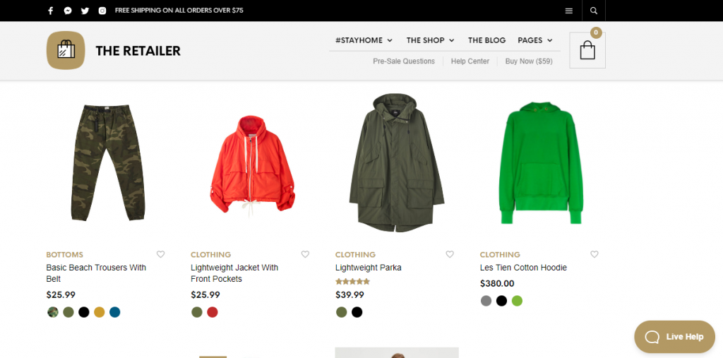 เทมเพลต WooCommerce
