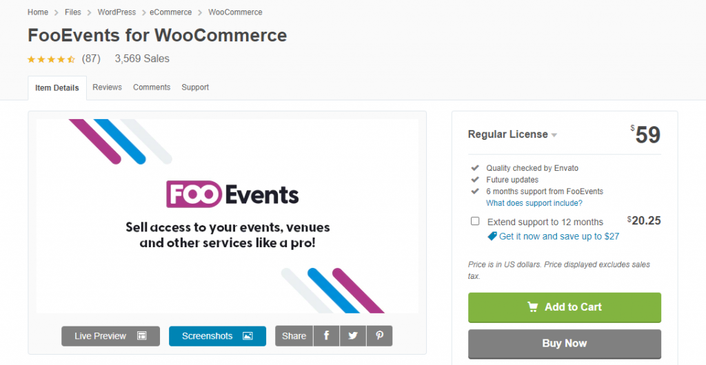 Bilete WooCommerce