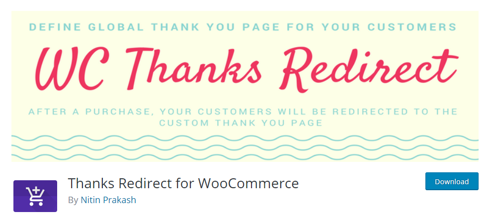 WooCommerce شكرا لك صفحة
