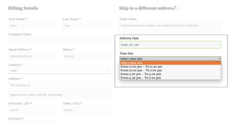 Plugin Tanggal Pengiriman Perkiraan WooCommerce