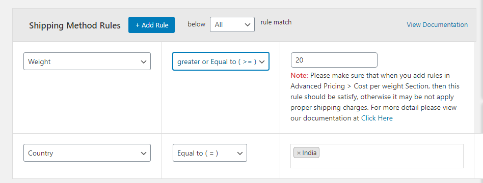 Livrare pe bază de coș WooCommerce