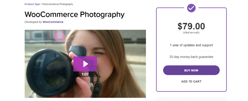 WooCommerce-Fotoseite