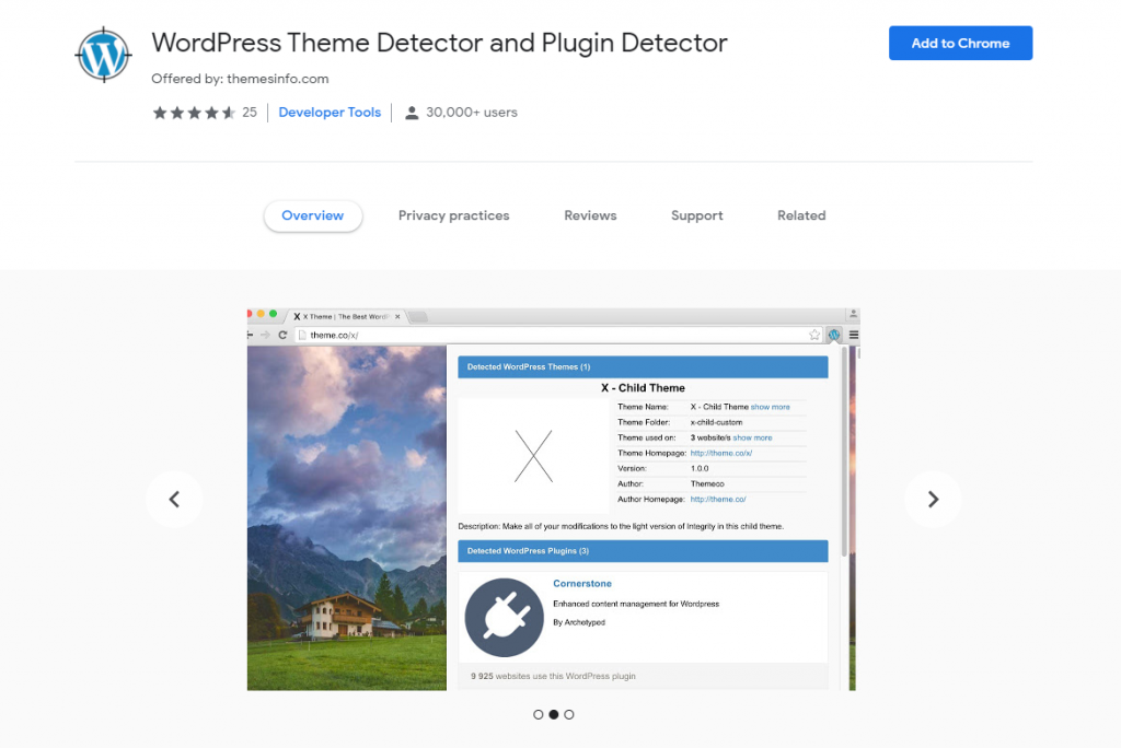 Site-uri cu detector de teme WordPress