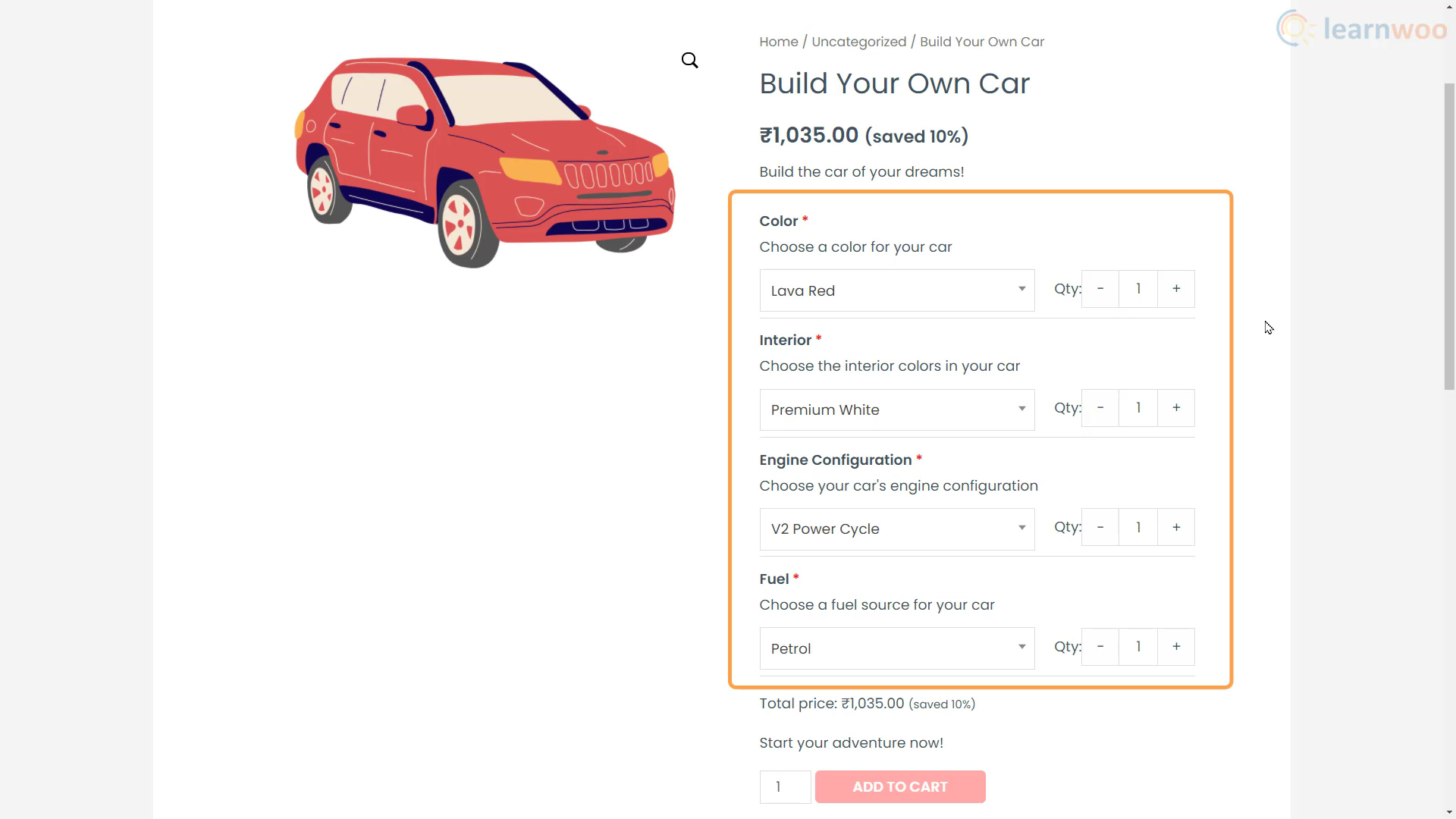 WooCommerce 复合产品