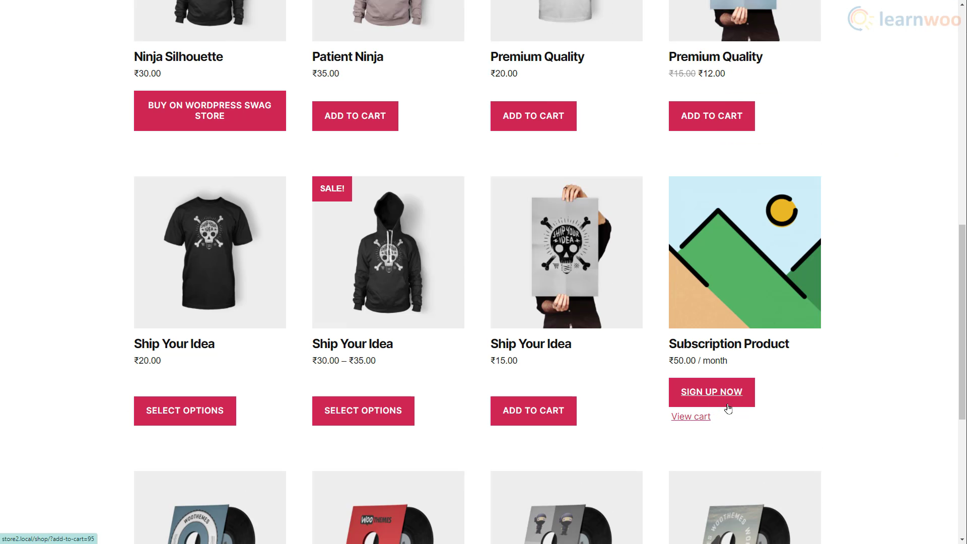 Produit d'abonnement WooCommerce