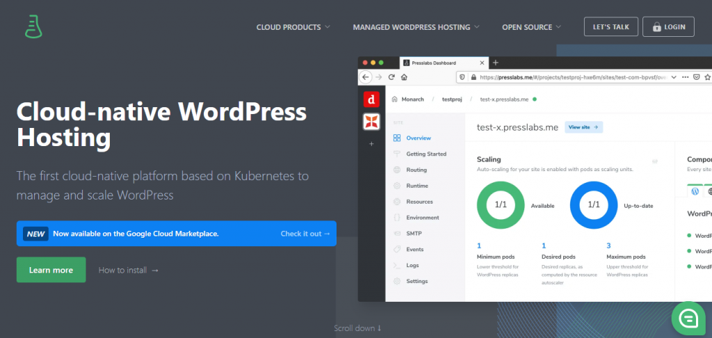 Servicii de găzduire WordPress complet gestionate