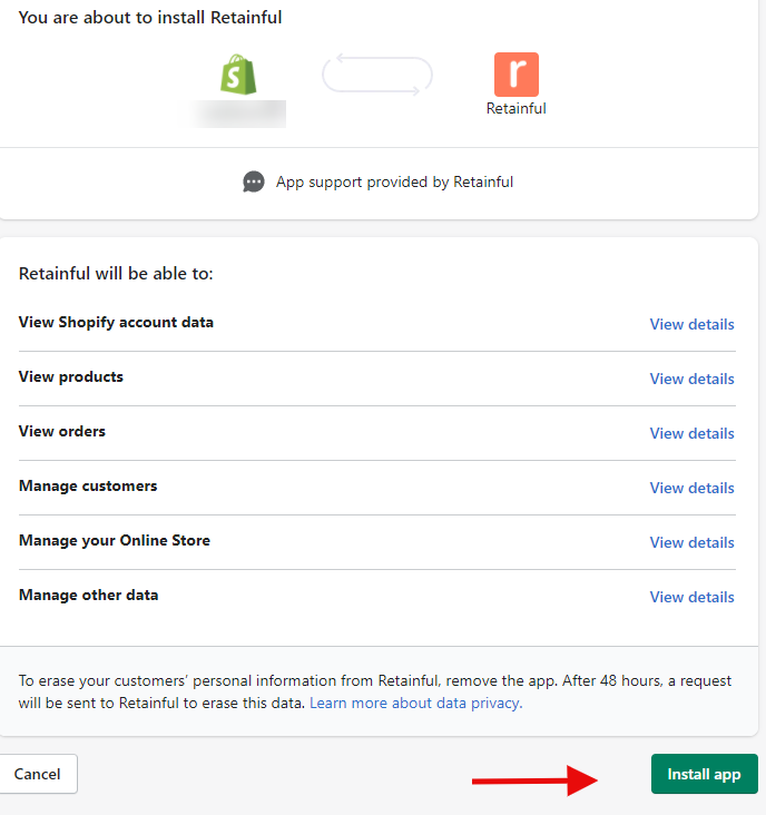 โปรแกรมแนะนำ Shopify