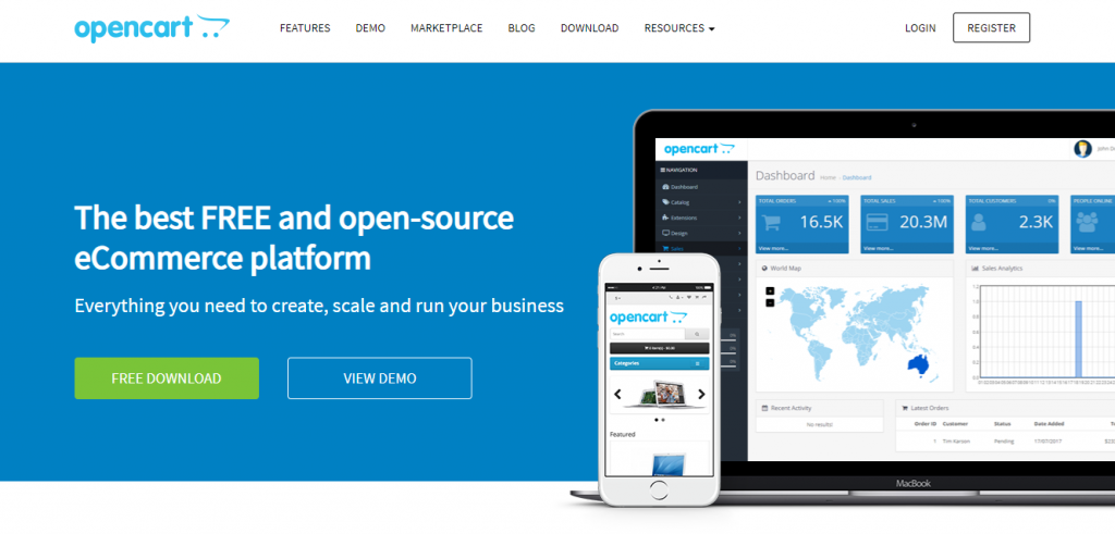 OpenCart vs WooCommerce
